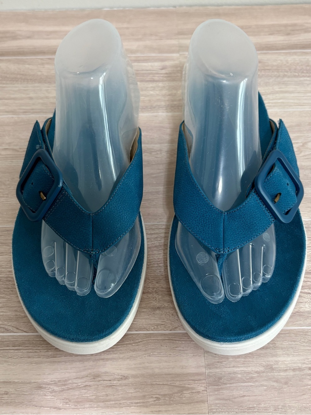Vionic Uptown Marin Celestial Teal Orthotic Sandals
